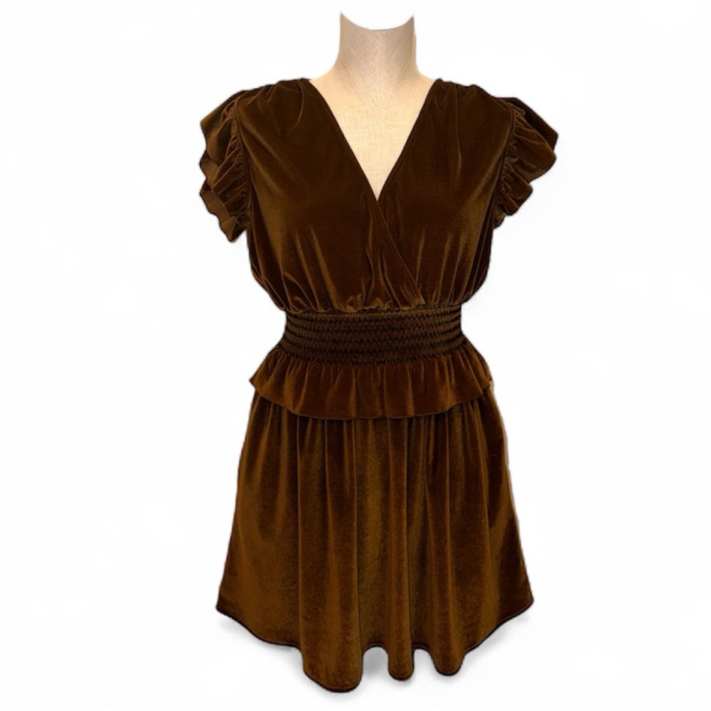 Happy X Nature Kate Hudson Brown Dress
